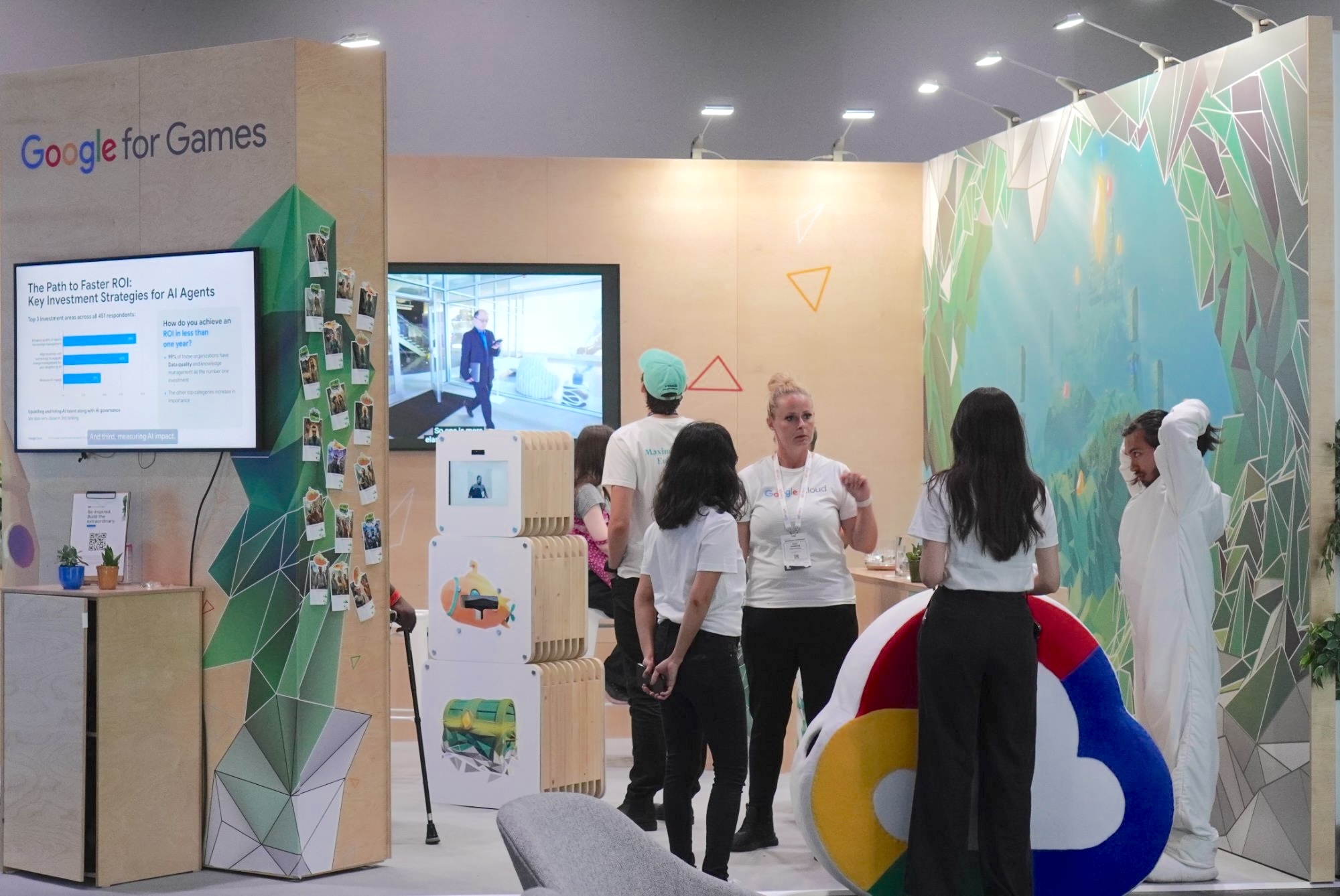Wesmile — Google for Games booth