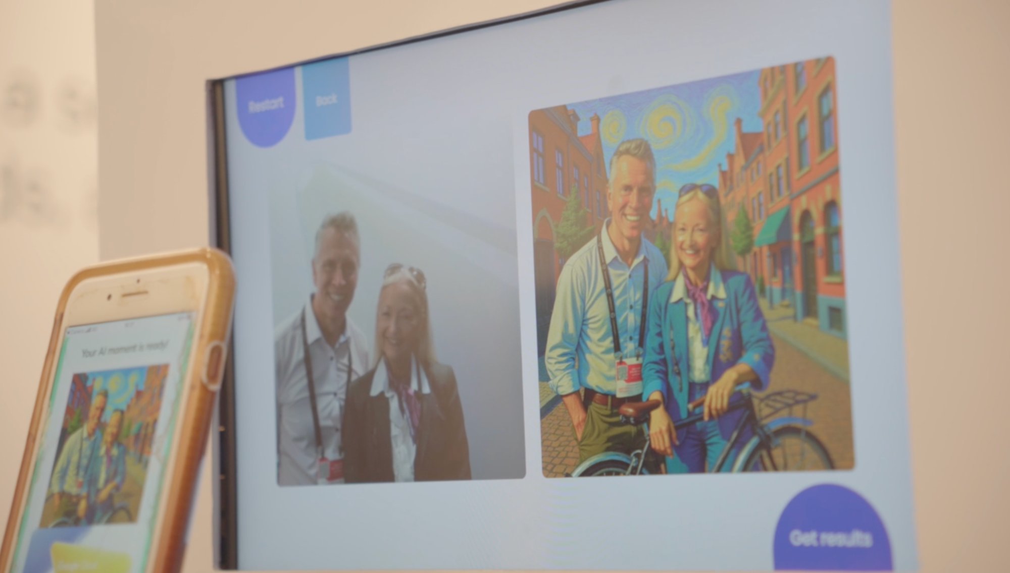 Wesmile — AI output screen